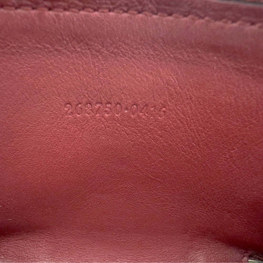 Gucci Microguccissima Wallet in Red Patent Leather - Picture 5 of 6